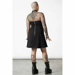 Killstar Halter Dress - Subzero -The Rock Shop - shop killstar halter dress subzero6