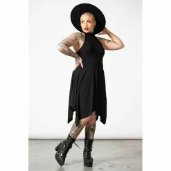 Killstar Halter Dress - Venomina -The Rock Shop - shop killstar halter dress venomina3