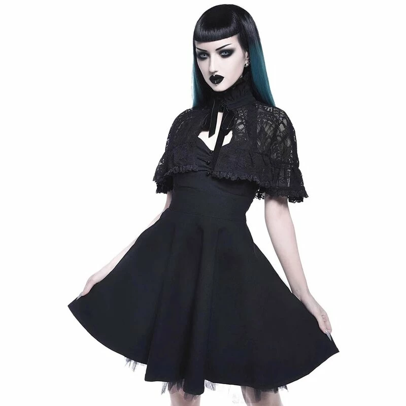 Killstar Halter Dress With Shrug - Ambrose 1 Killstar Halter Dress With Shrug - Ambrose