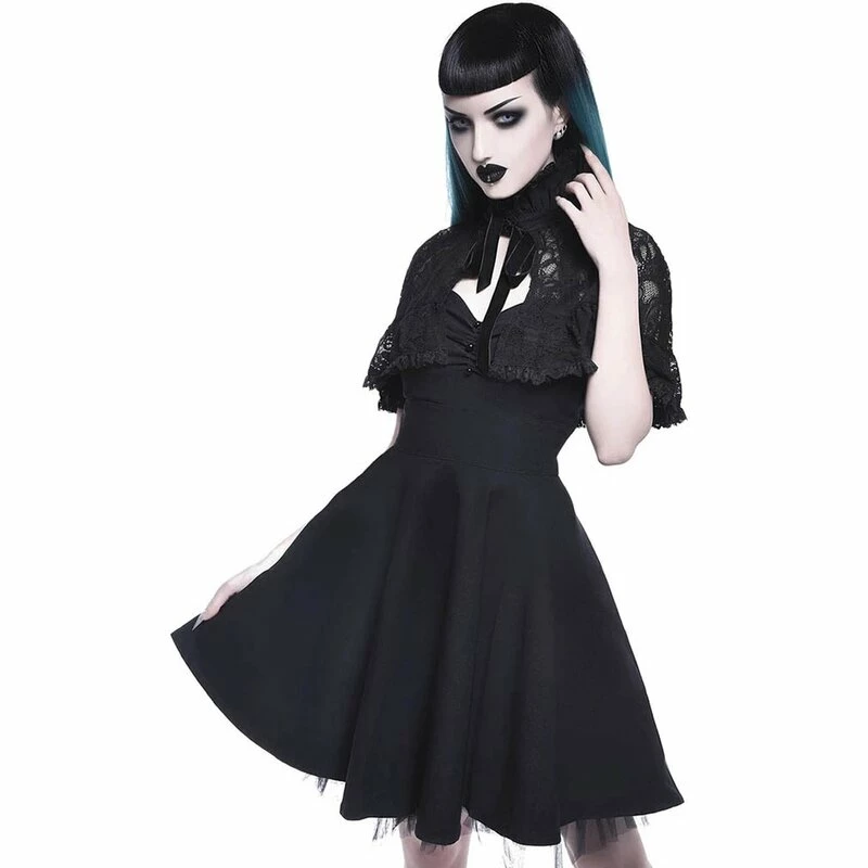 Killstar Halter Dress With Shrug - Ambrose 2 Killstar Halter Dress With Shrug - Ambrose - Image 2
