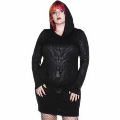 Killstar Hood Dress - Untamed -The Rock Shop - shop killstar hood dress untamed4