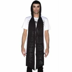 Killstar Hooded Scarf - Stay Weird