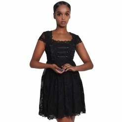 Killstar Lace Mini Dress - Sacramental