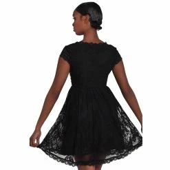 Killstar Lace Mini Dress - Sacramental -The Rock Shop - shop killstar lace mini dress sacramental3