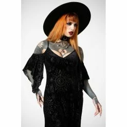 KILLSTAR Maxi Dress - Crystal Spirit 8 KILLSTAR Maxi Dress - Crystal Spirit -The Rock Shop - shop killstar maxi dress crystal spirit3