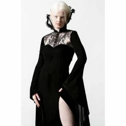 Killstar Maxi Dress - Dawn Black -The Rock Shop - shop killstar maxi dress dawn black5