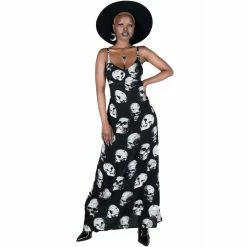 Killstar Maxi Dress - Heads Rollin'