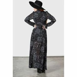 KILLSTAR Maxi Dress - Lauma -The Rock Shop - shop killstar maxi dress lauma5