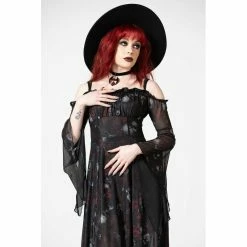 Killstar Maxi Dress - Mystic Meadow -The Rock Shop - shop killstar maxi dress mystic meadow4
