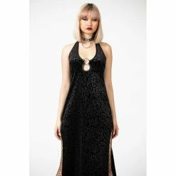 KILLSTAR Maxi Dress - Second Skin Black 8 KILLSTAR Maxi Dress - Second Skin Black -The Rock Shop - shop killstar maxi dress second skin black3