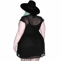 Killstar Mesh Skater Dress - Eve Hallows -The Rock Shop - shop killstar mesh skater dress eve hallows5