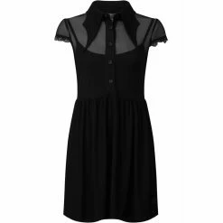 Killstar Mesh Skater Dress - Eve Hallows -The Rock Shop - shop killstar mesh skater dress eve hallows6