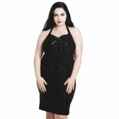 Killstar Midi Pencil Dress - Bloodlust -The Rock Shop - shop killstar midi pencil dress bloodlust3