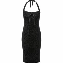 Killstar Midi Pencil Dress - Bloodlust -The Rock Shop - shop killstar midi pencil dress bloodlust6