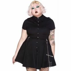 Killstar Mini Dress - Breach The Peace 6 Killstar Mini Dress - Breach The Peace -The Rock Shop - shop killstar mini dress breach the peace3