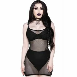 Killstar Mini Dress - Feral AF Black