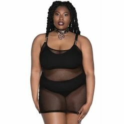 Killstar Mini Dress - Feral AF Black -The Rock Shop - shop killstar mini dress feral af black4