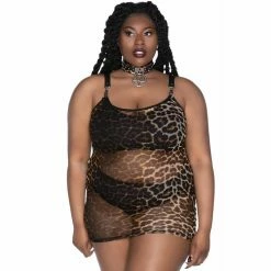 Killstar Mini Dress - Feral AF Leo -The Rock Shop - shop killstar mini dress feral af leo3