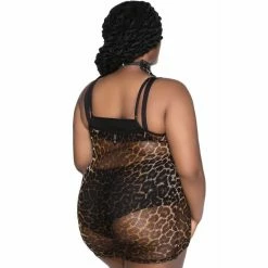 Killstar Mini Dress - Feral AF Leo -The Rock Shop - shop killstar mini dress feral af leo4