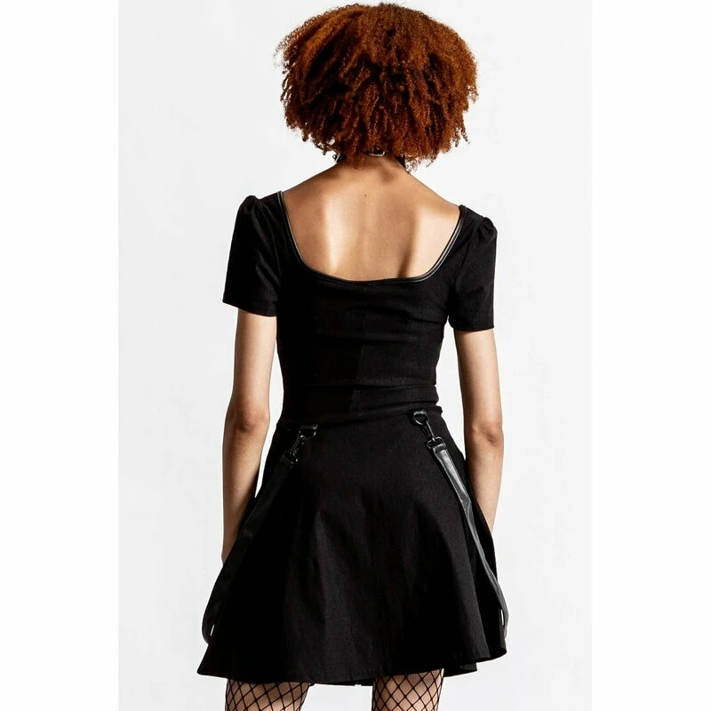 Killstar Mini Dress - Grave Rebellion Black 3 Killstar Mini Dress - Grave Rebellion Black - Image 3