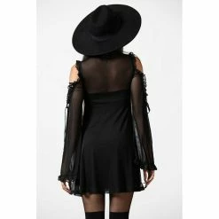 KILLSTAR Mini Dress - Haunted Maiden -The Rock Shop - shop killstar mini dress haunted maiden5