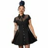 KILLSTAR Mini Dress - Hexellent Black