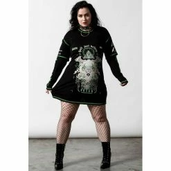 Killstar Mini Dress - Illuminated 3-Layer -The Rock Shop - shop killstar mini dress illuminated 3 layer6