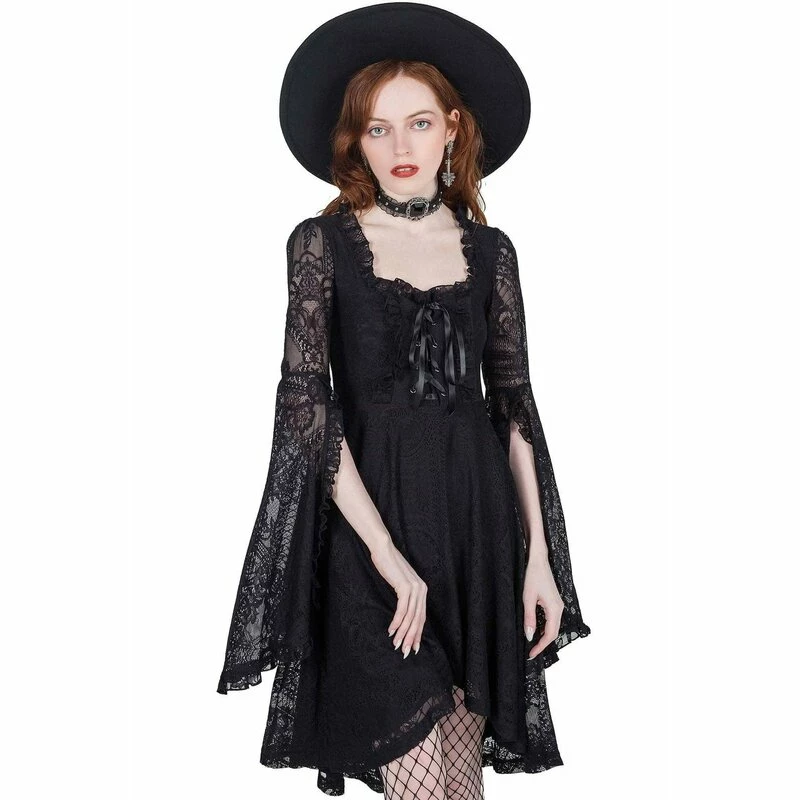 Killstar Mini Dress - Killing Kisses Black 2 Killstar Mini Dress - Killing Kisses Black - Image 2