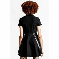 Killstar Mini Dress - Menace Black 7 Killstar Mini Dress - Menace Black -The Rock Shop - shop killstar mini dress menace black3