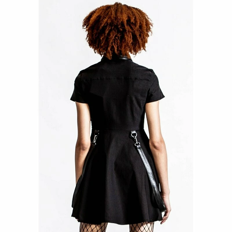 Killstar Mini Dress - Menace Black 3 Killstar Mini Dress - Menace Black - Image 3