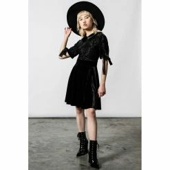 Killstar Mini Dress - Miss Furfur 8 Killstar Mini Dress - Miss Furfur -The Rock Shop - shop killstar mini dress miss furfur3
