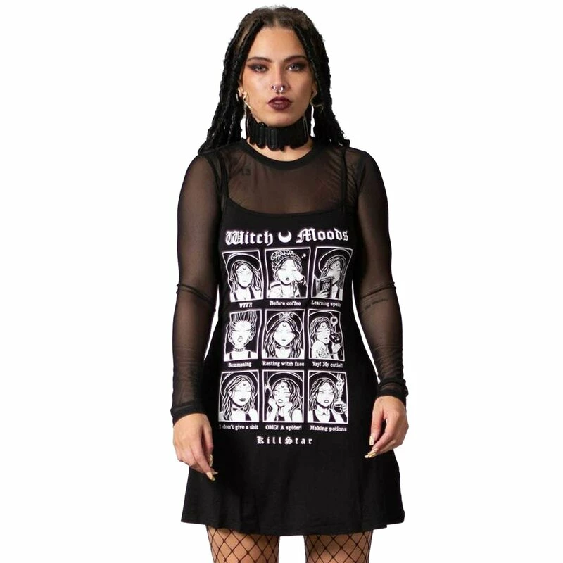 Killstar Mini Dress - Moody 2-Layer 1 Killstar Mini Dress - Moody 2-Layer