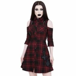 Killstar Mini Dress - Paranormal Tartan