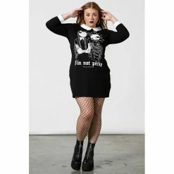 Killstar Mini Dress - Perky Collar -The Rock Shop - shop killstar mini dress perky collar4