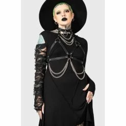 KILLSTAR Mini Dress - Rowena -The Rock Shop - shop killstar mini dress rowena4