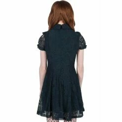 Killstar Mini Dress - She's Laced Emerald -The Rock Shop - shop killstar mini dress shes laced emerald3