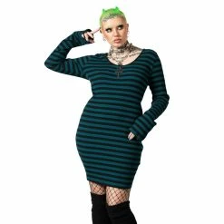 Killstar Mini Dress - Striga Green