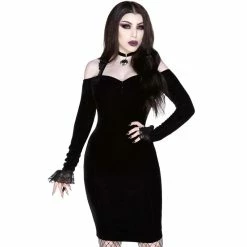 Killstar Pencil Dress - L'Amour Est Morte