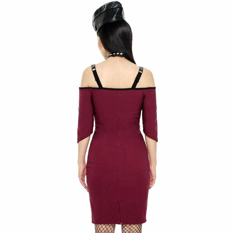 Killstar Pencil Dress - Miss Stardust Blood 3 Killstar Pencil Dress - Miss Stardust Blood - Image 3