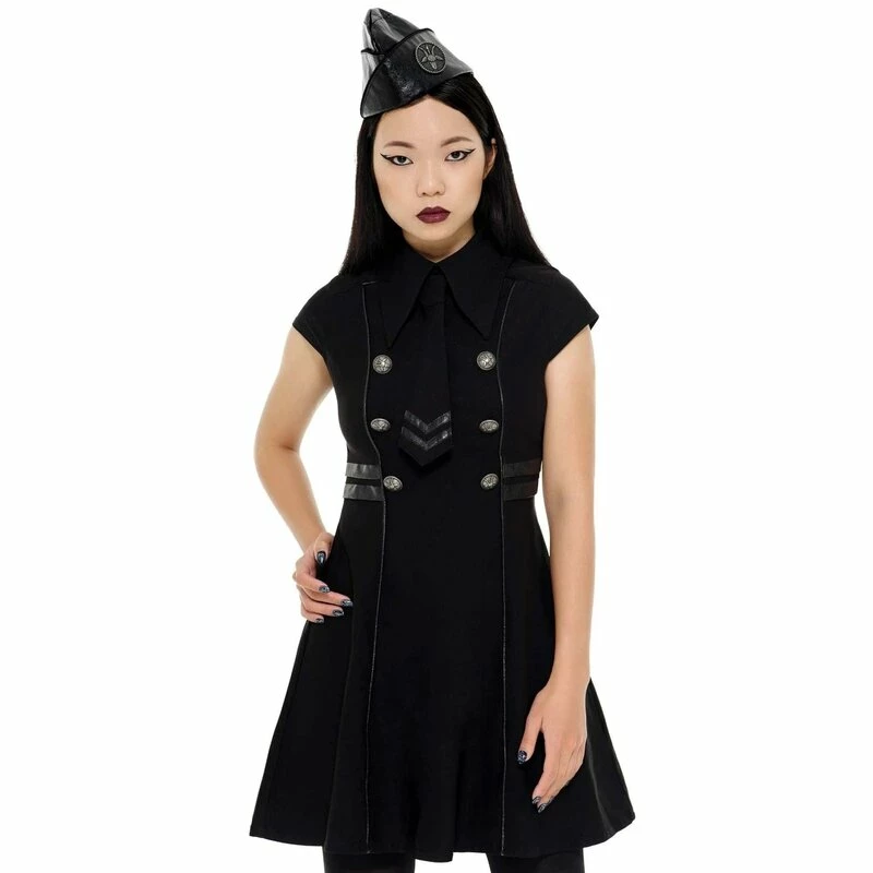 Killstar Skater Dress - Black-Ops Black 2 Killstar Skater Dress - Black-Ops Black - Image 2