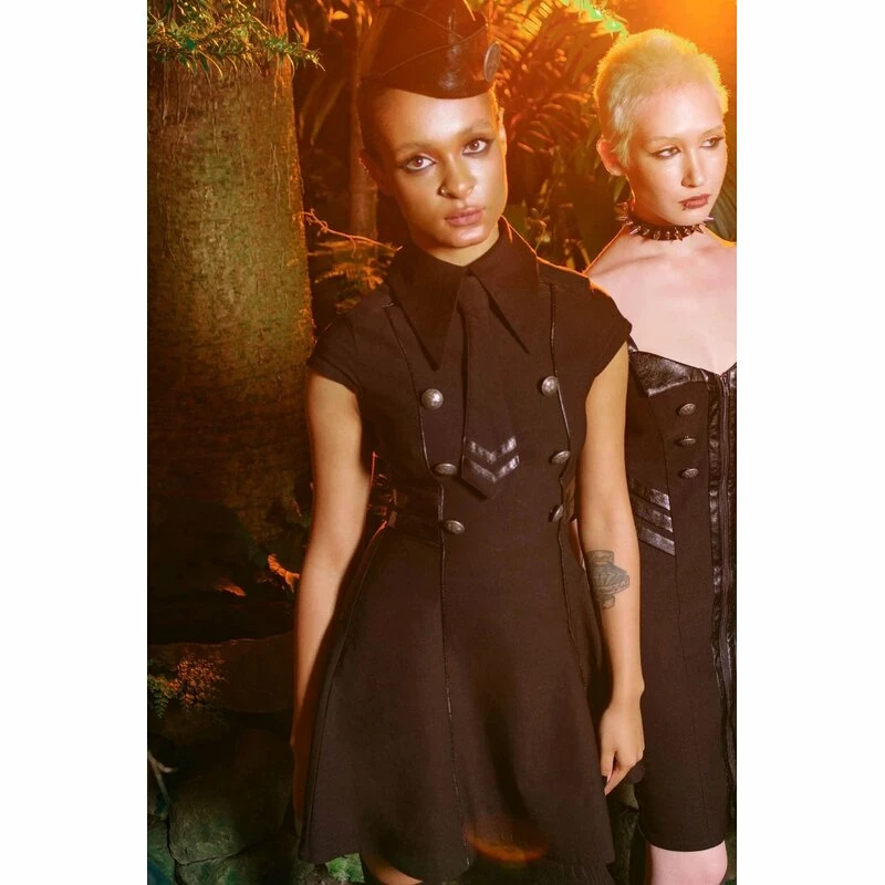 Killstar Skater Dress - Black-Ops Black 3 Killstar Skater Dress - Black-Ops Black - Image 3