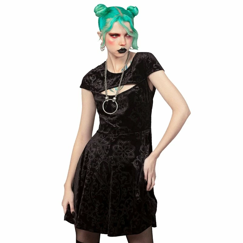 Killstar Skater Dress - Blasphemia 1 Killstar Skater Dress - Blasphemia