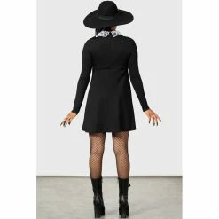 KILLSTAR Skater Dress - Charmed School Black 11 KILLSTAR Skater Dress - Charmed School Black -The Rock Shop - shop killstar skater dress charmed school black6