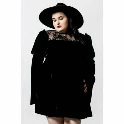 Killstar Skater Dress - Crimson Kiss Black -The Rock Shop - shop killstar skater dress crimson kiss black5