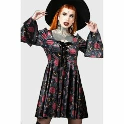 KILLSTAR Skater Dress - Fabulina -The Rock Shop - shop killstar skater dress fabulina5