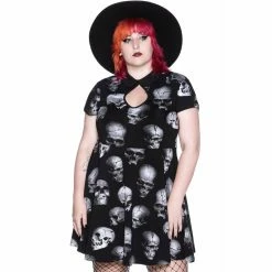 Killstar Skater Dress - Headspin -The Rock Shop - shop killstar skater dress headspin3
