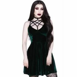 Killstar Skater Dress - Magica Emerald