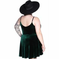 Killstar Skater Dress - Magica Emerald -The Rock Shop - shop killstar skater dress magica emerald4
