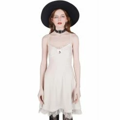 Killstar Skater Dress - Moonstruck Ivory