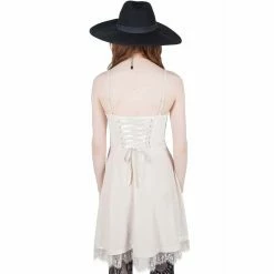 Killstar Skater Dress - Moonstruck Ivory 9 Killstar Skater Dress - Moonstruck Ivory -The Rock Shop - shop killstar skater dress moonstruck ivory4